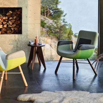 Tabouret Bois pall - Oljad valnöt - Vitra