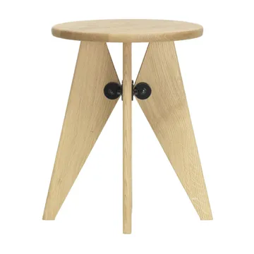 Tabouret Bois rund pall - Oljad ek, Ø35x45 cm - Vitra