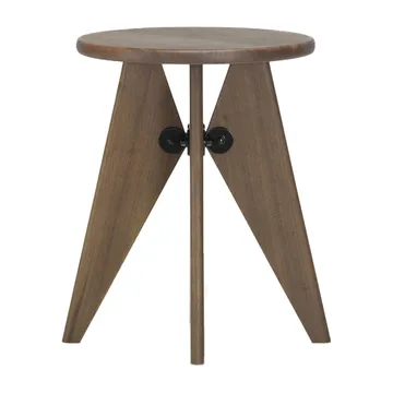 Tabouret Bois rund pall - Oljad valnöt, Ø35x45 cm - Vitra