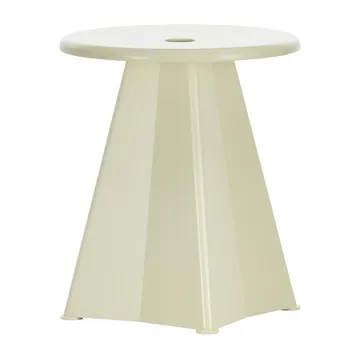 Tabouret Métallique rund pall - Blanc colombe (beige), Ø38x44,5 cm - Vitra