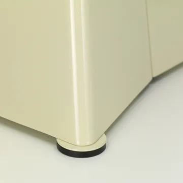 Tabouret Métallique rund pall - Blanc colombe (beige), Ø38x44,5 cm - Vitra