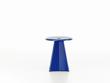 Tabouret Métallique rund pall - Bleu marcoule (blå), Ø38x44,5 cm - Vitra