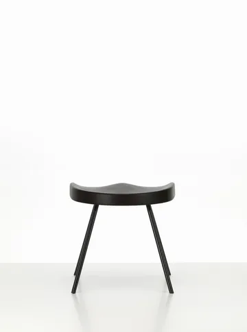 Tabouret No 307 pall - Mörk ek-Deep black (svart) - Vitra