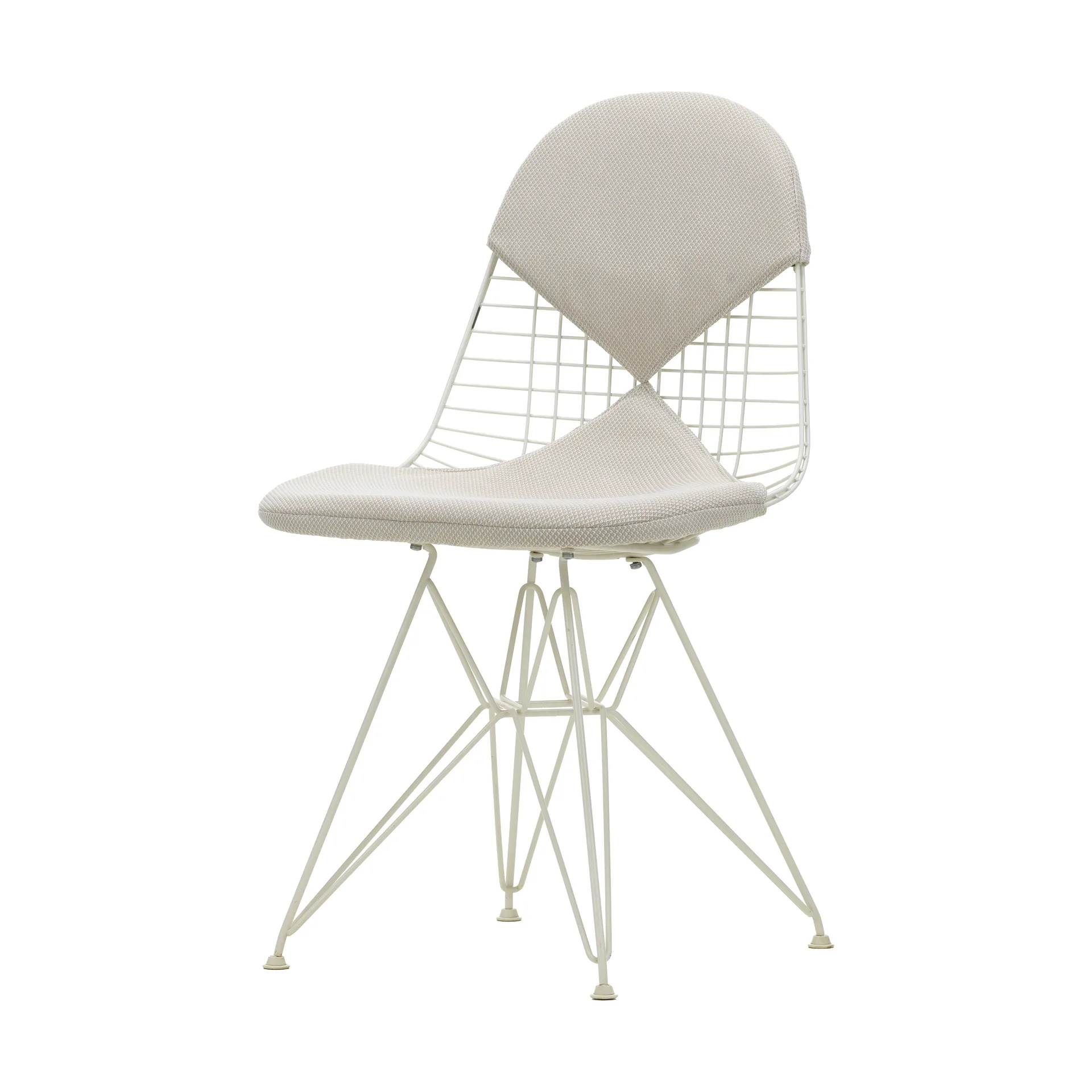 Wire Chair Bikini Outdoor dyna till stol, Cream/white Vitra