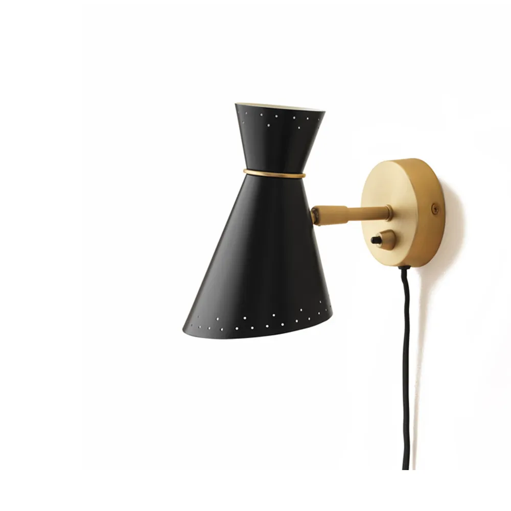 Bloom vägglampa, black noir Warm Nordic