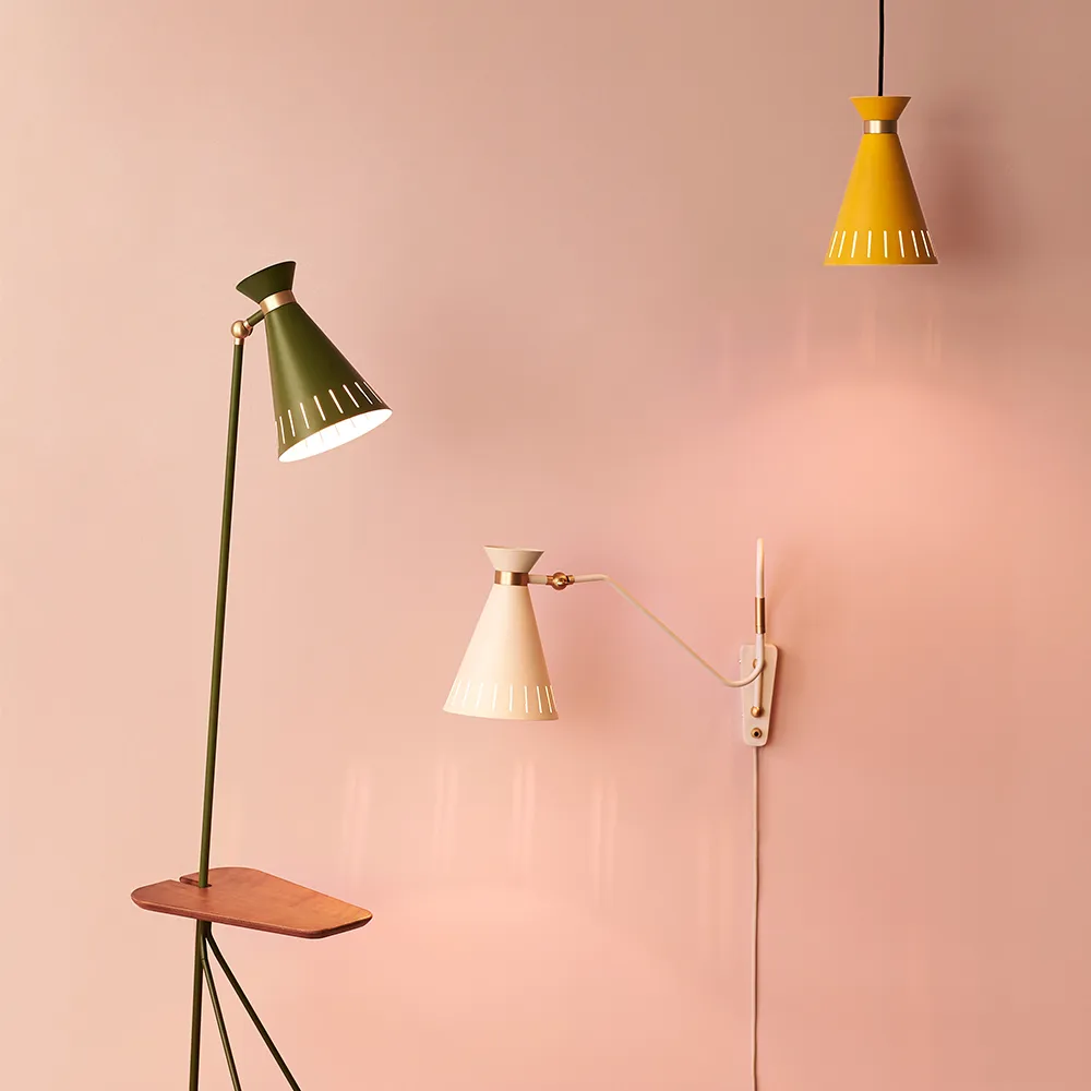 Cone pendel, honey yellow Warm Nordic