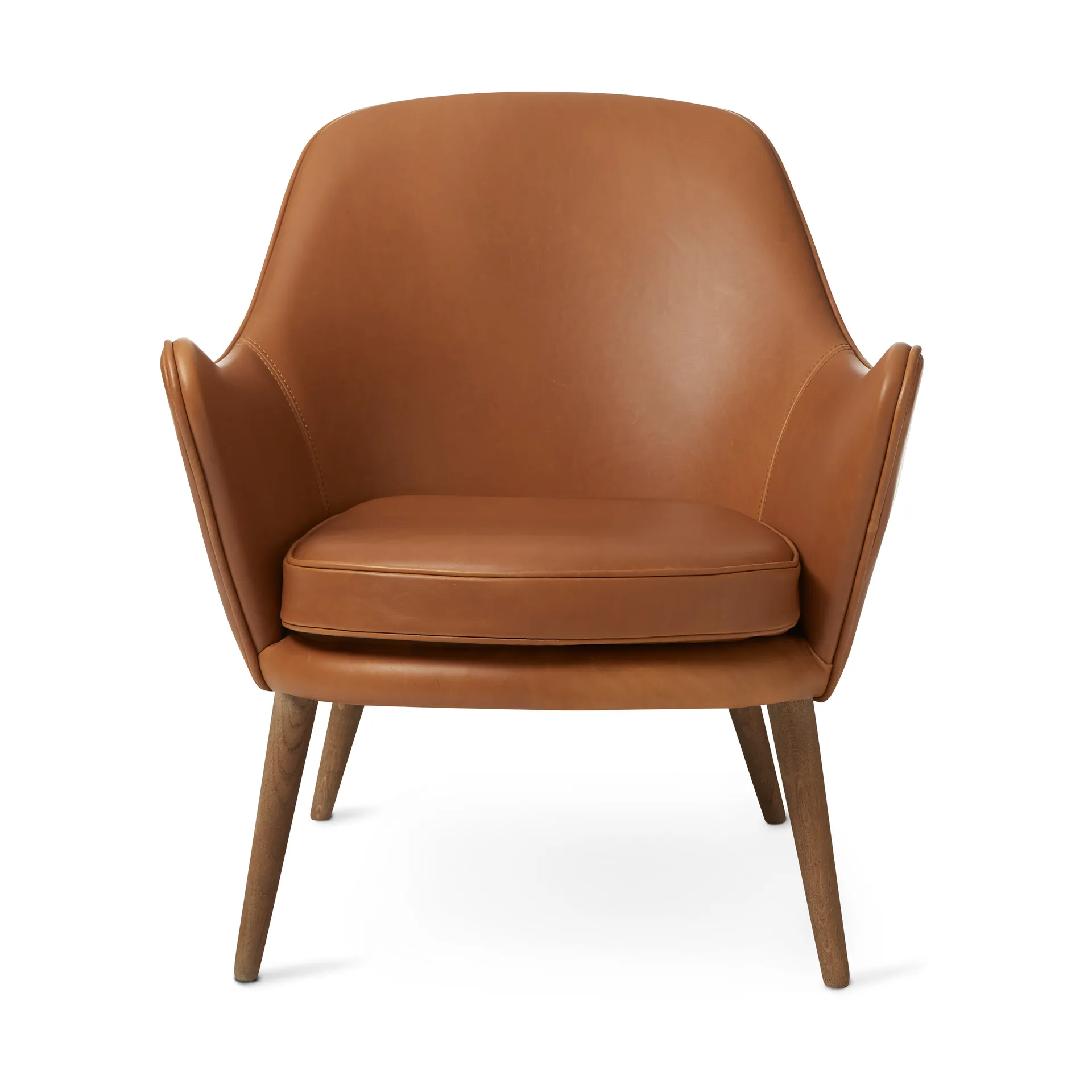 Dwell loungestol, Silk 250 camel-ben i rökt ek Warm Nordic