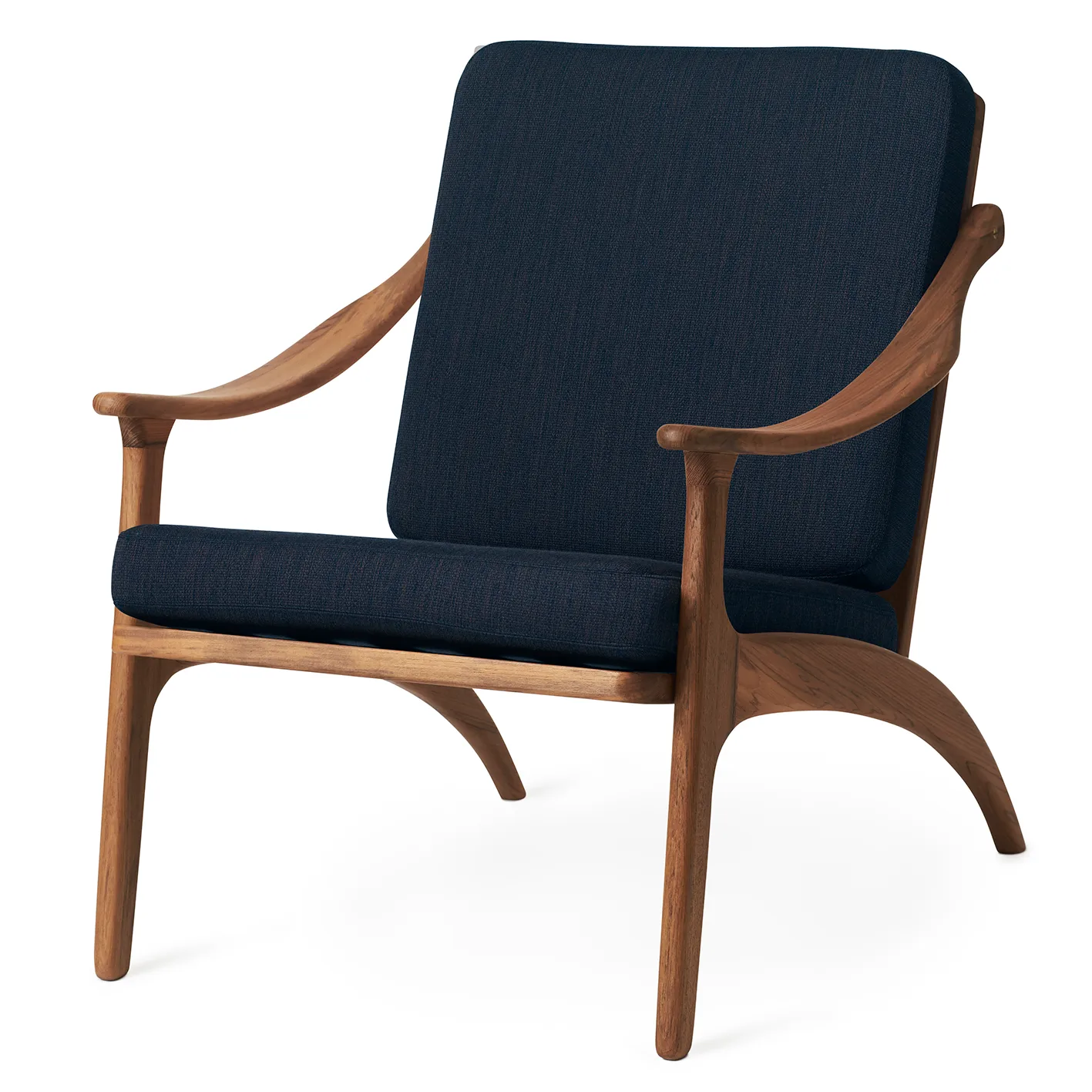Lean Back Balder fåtölj teak, Granite grey Warm Nordic