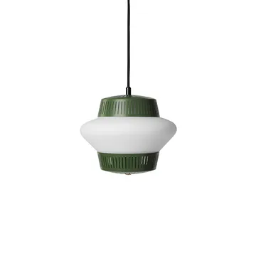 Opal Arch pendel - Pine green, sandblästrad opal - Warm Nordic