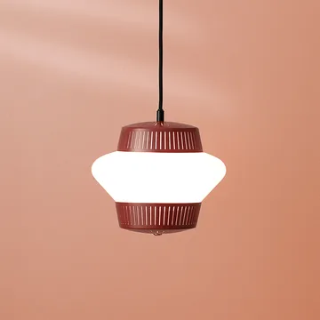 Opal Arch pendel - red grape, sandblästrad opal - Warm Nordic