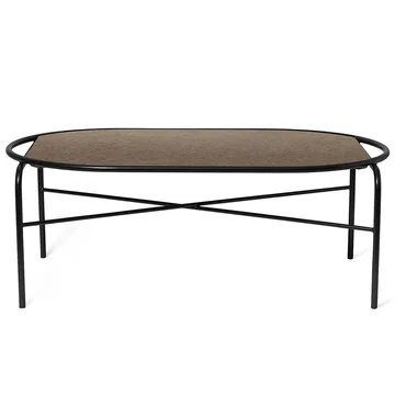 Secant ovalt soffbord granit - Antique brown - Warm Nordic
