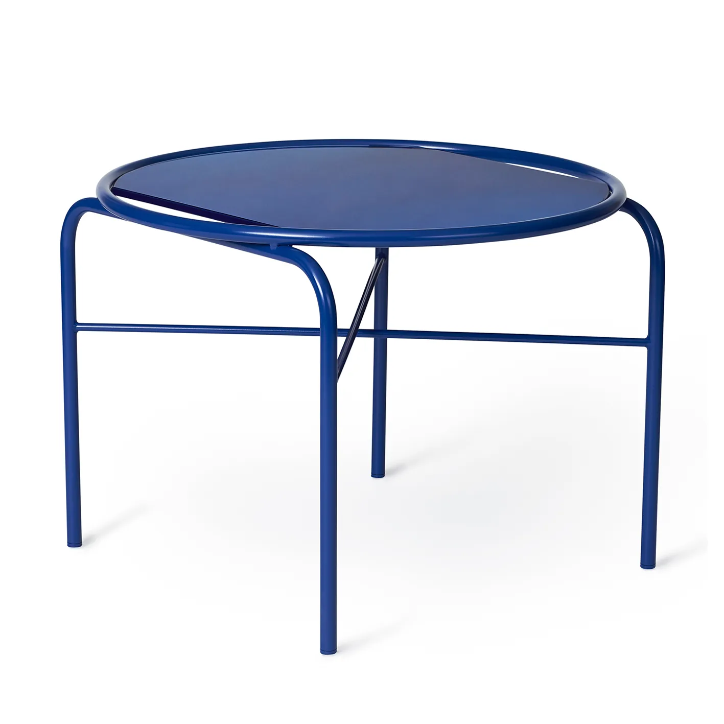 Secant soffbord Ø60 cm, Cobalt blue Warm Nordic