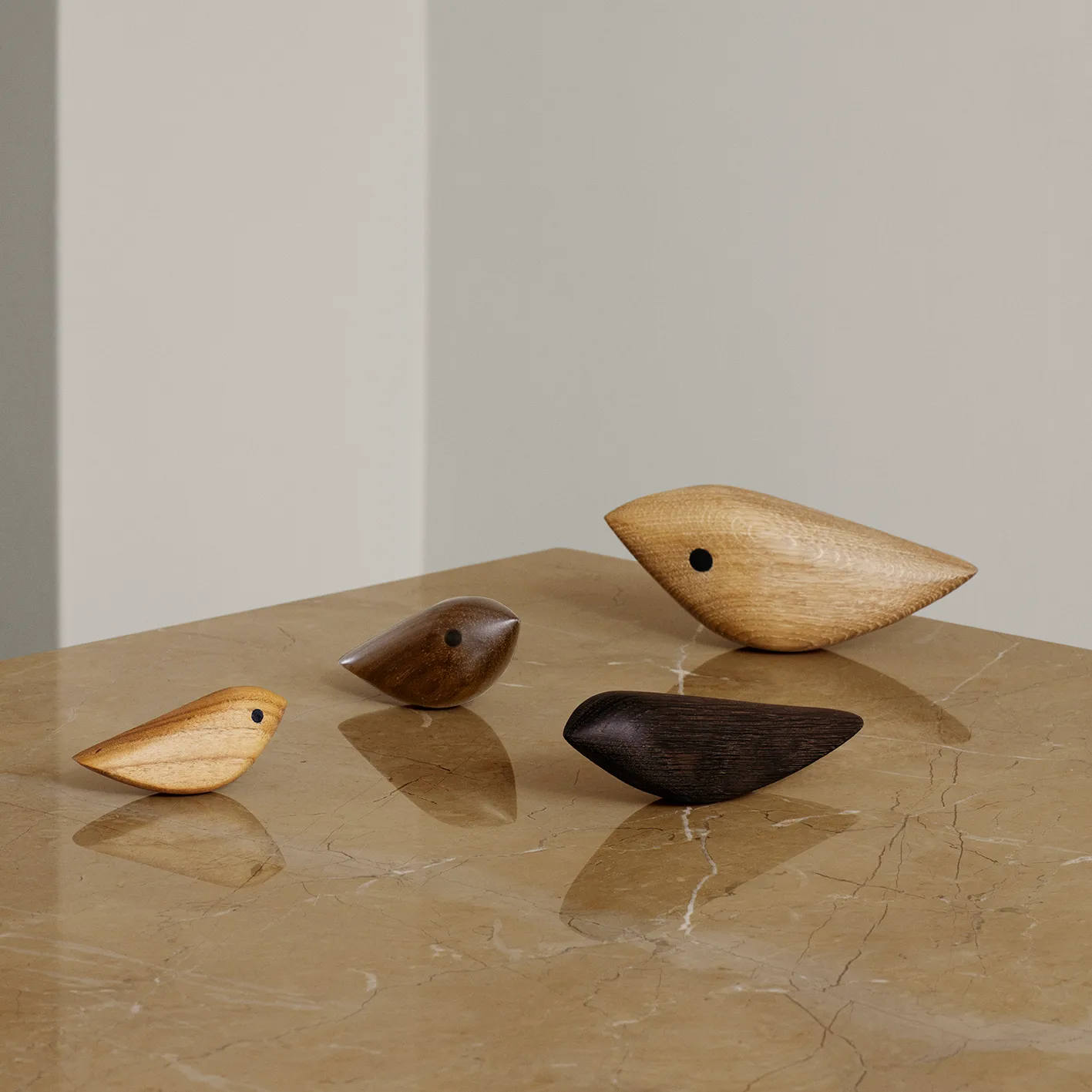 Twirling Bird dekoration XL, Ek Warm Nordic