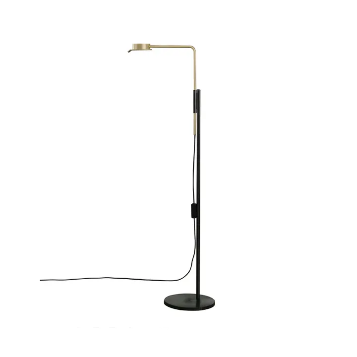 w102 Chipperfield golvlampa - mässing/svart - Wastberg+