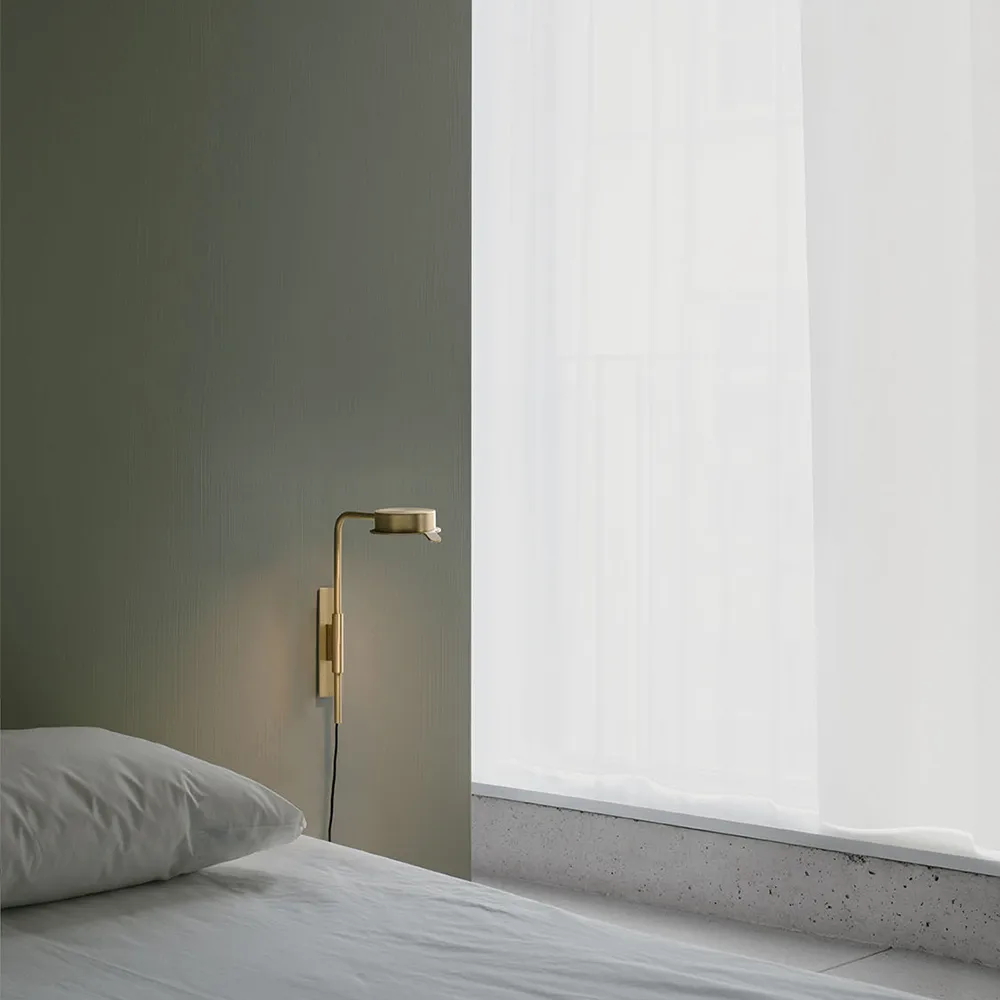 w102 chipperfield vägglampa, mässing Wastberg+