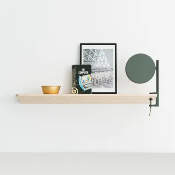 w182 Pastille c1 bordslampa - oxide red, kort arm, klämfäste - Wastberg+