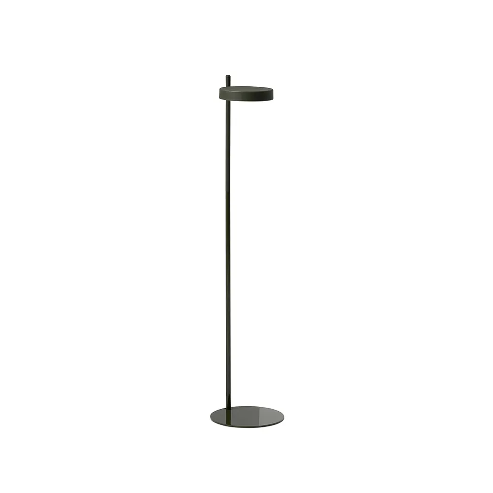 w182 Pastille f2 golvlampa, olive green, lång arm Wastberg+