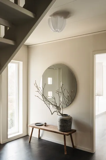 Anna plafond mini Ø30 cm - White cotton - Watt & Veke