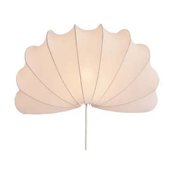Anna vägglampa L 54 cm - White cotton - Watt & Veke