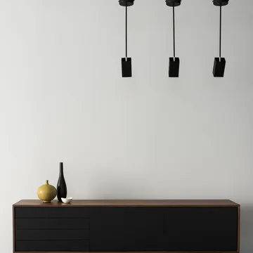 Box taklampa - matt svart - Watt & Veke