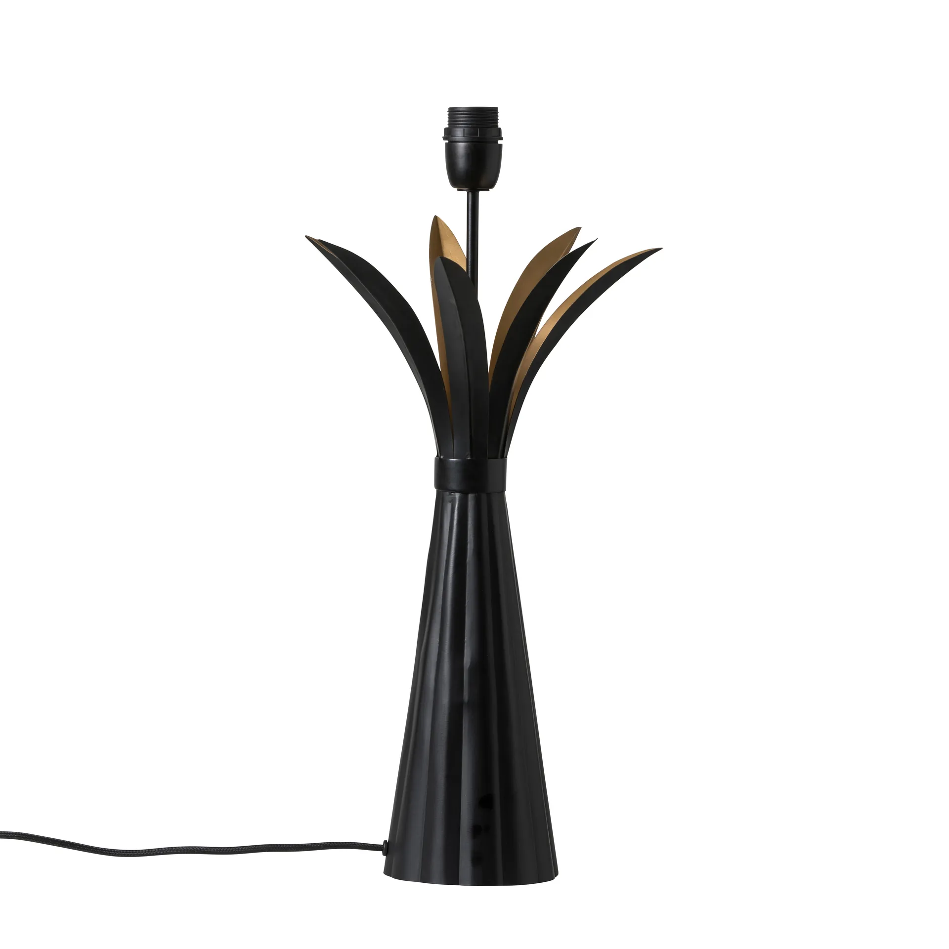 Claire lampfot, svart Watt & Veke