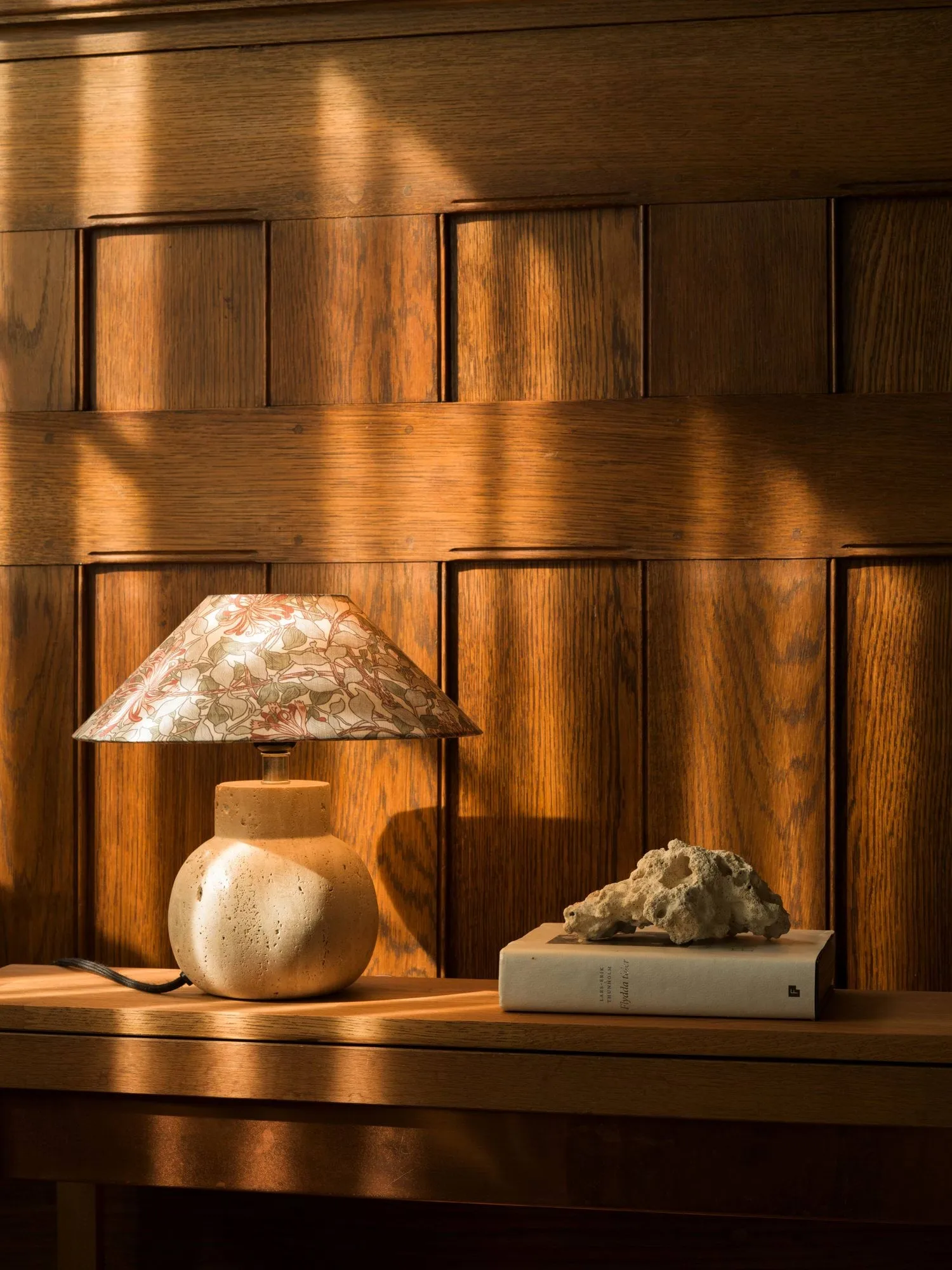 Flat shade lampskärm, Honeysuckle blush, Ø30x9 cm Watt & Veke