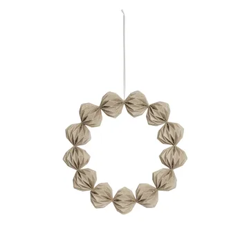 Linn krans Ø40 cm - Natural - Watt & Veke