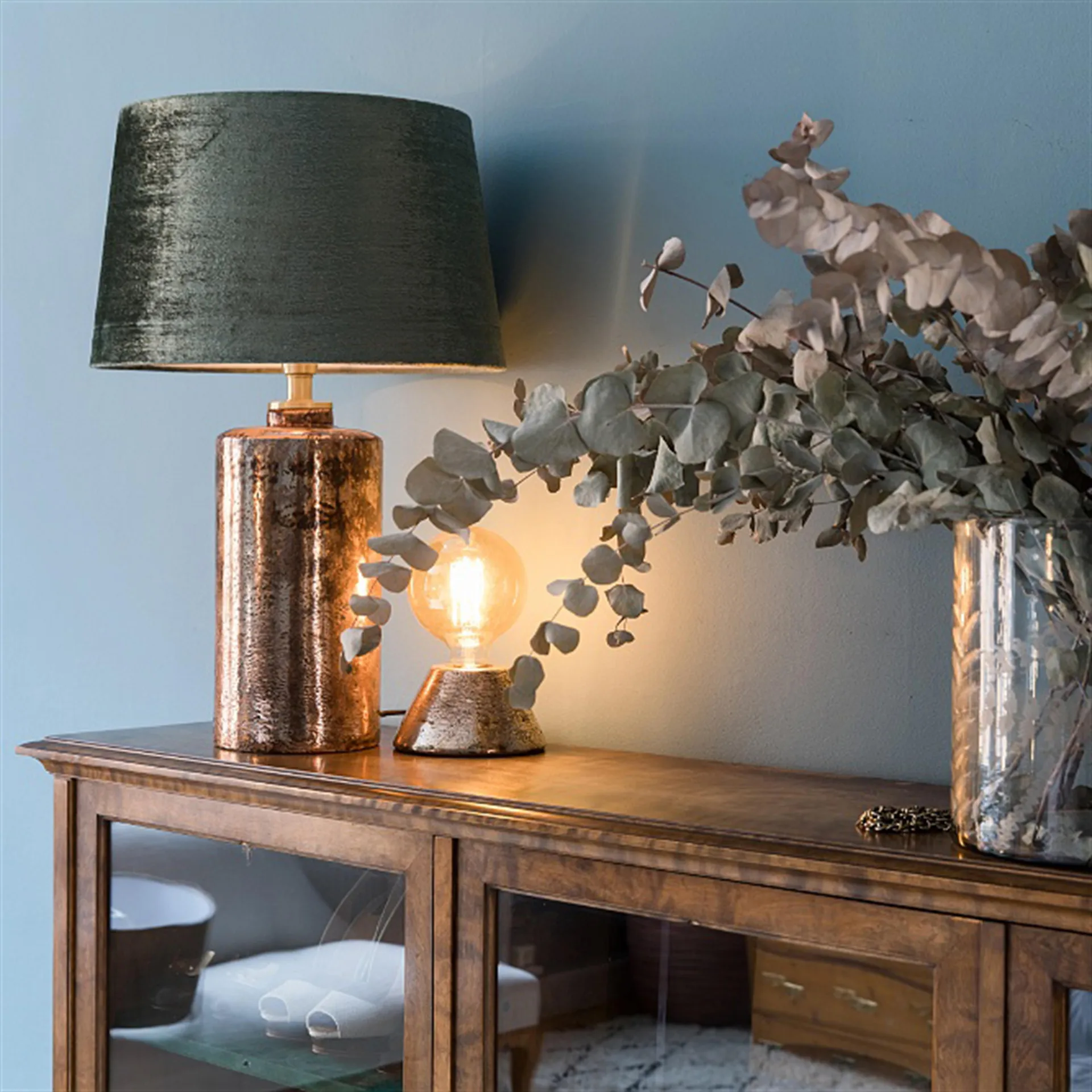 Lola lampskärm Ø33 cm, Sage (grön) Watt & Veke