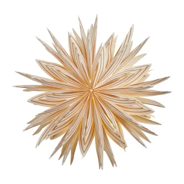 Lovisa adventsstjärna Ø50 cm - Vit-guld - Watt & Veke
