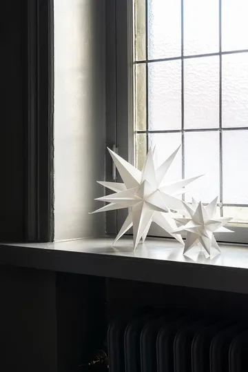Sputnik adventsstjärna Ø30 cm - Vit - Watt & Veke