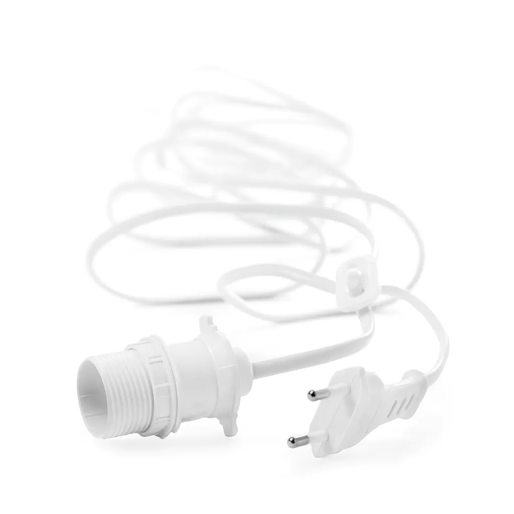 Watt & Veke lampupphäng E14 3,5 m, White Watt & Veke