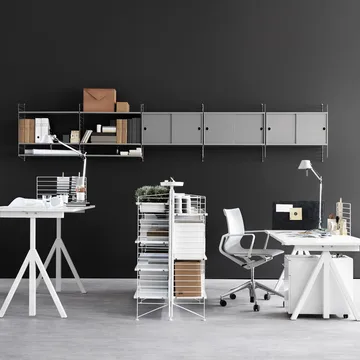 Works skrivbord - vit - Works
