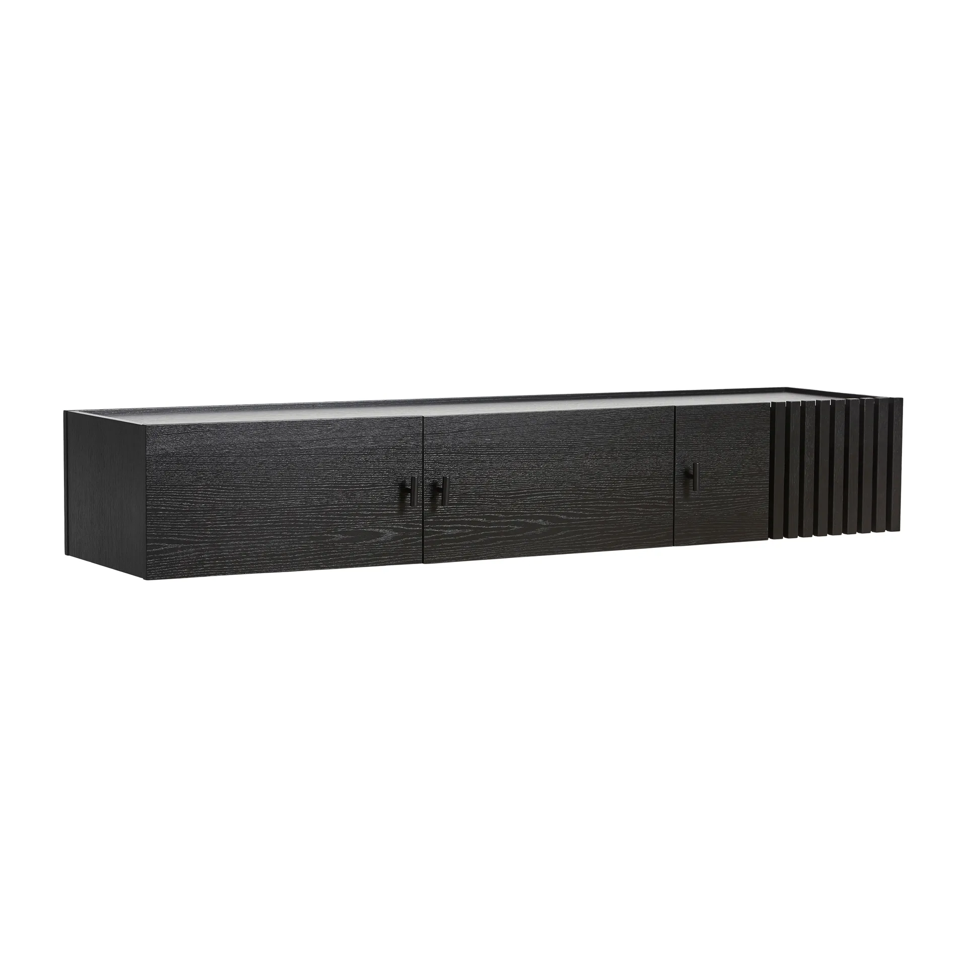 Array sideboard väggmonterad 150 cm, Svartmålad ek Woud