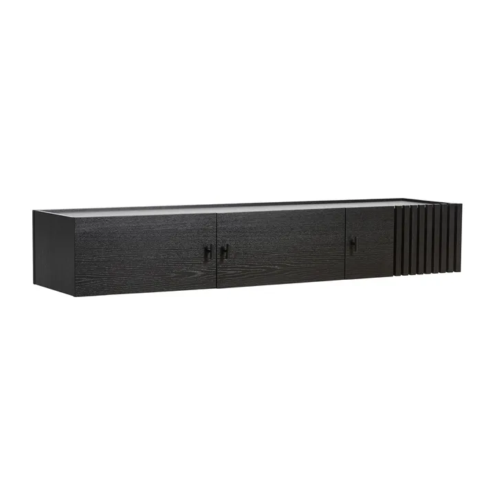 Array sideboard väggmonterad 150 cm - Svartmålad ek - Woud