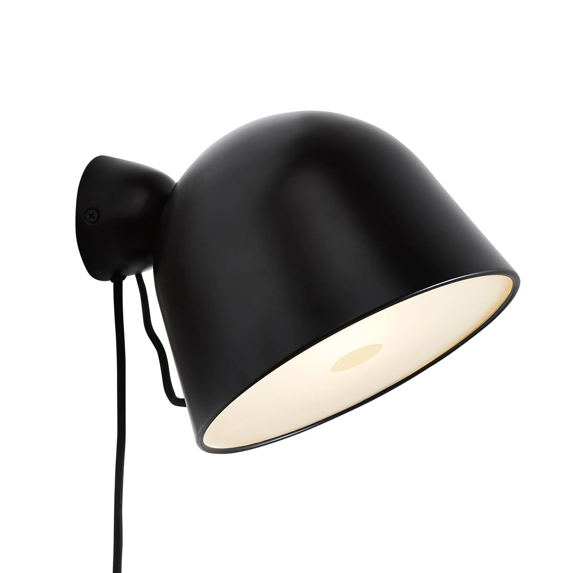 Kuppi vägglampa 2.0, svart Woud