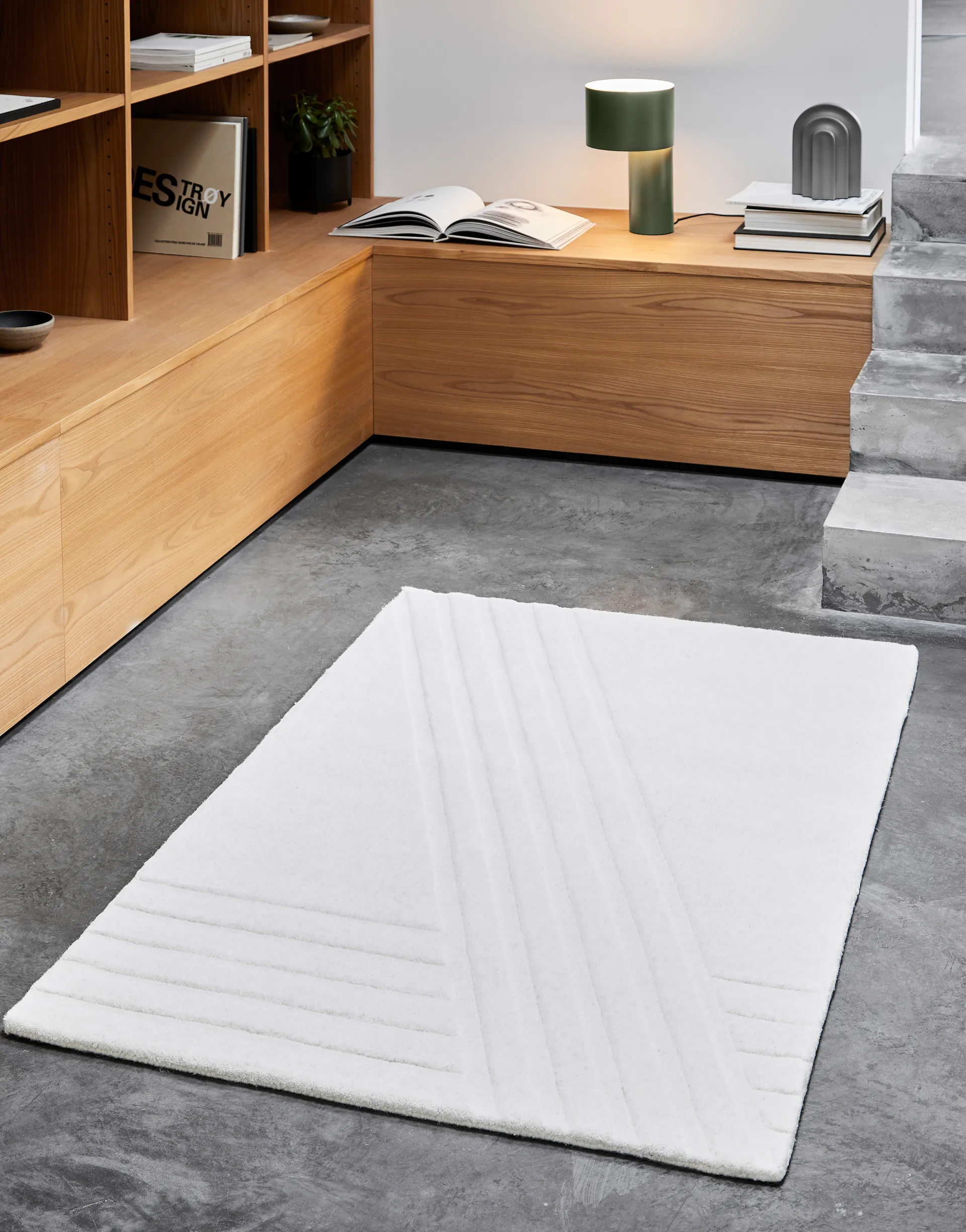 Kyoto matta off-white, 90x140 cm Woud