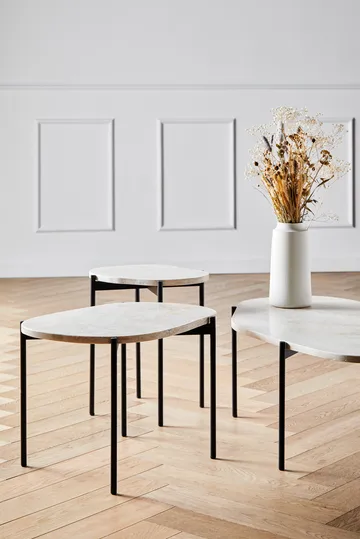 La Terra occasional bord, small - Ivory - Woud