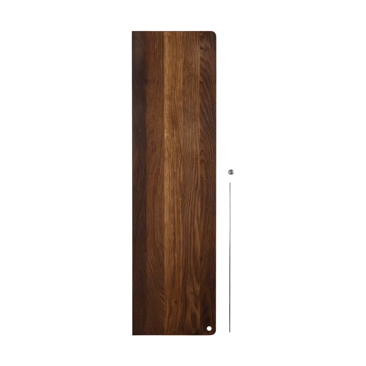 Stedge Add-on hylla - Rökt ek-borstat stål, 80 cm - Woud