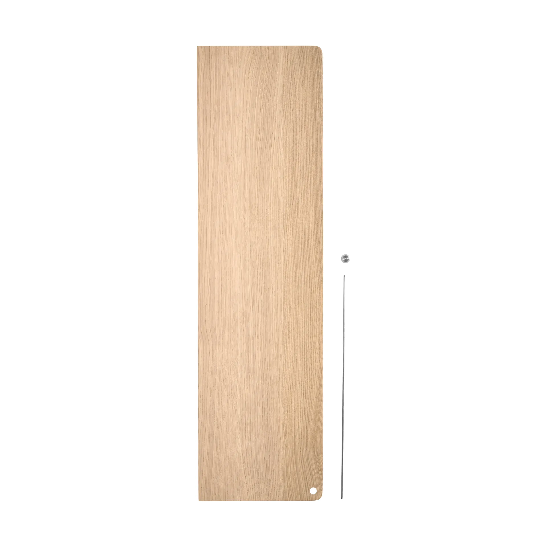 Stedge Add-on hylla, Vitpig ek-borstat stål, 80 cm Woud