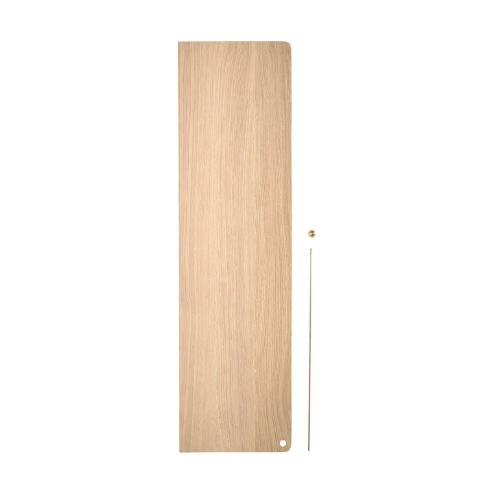 Stedge Add-on hylla - Vitpig. ek-mässing, 60 cm - Woud