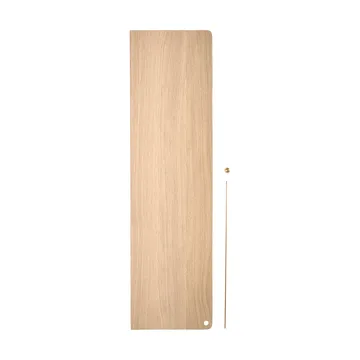 Stedge Add-on hylla - Vitpigmenterad ek-mässing, 80 cm - Woud