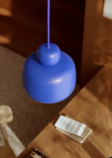 Stone pendel opalglas - Cobalt blue - Woud
