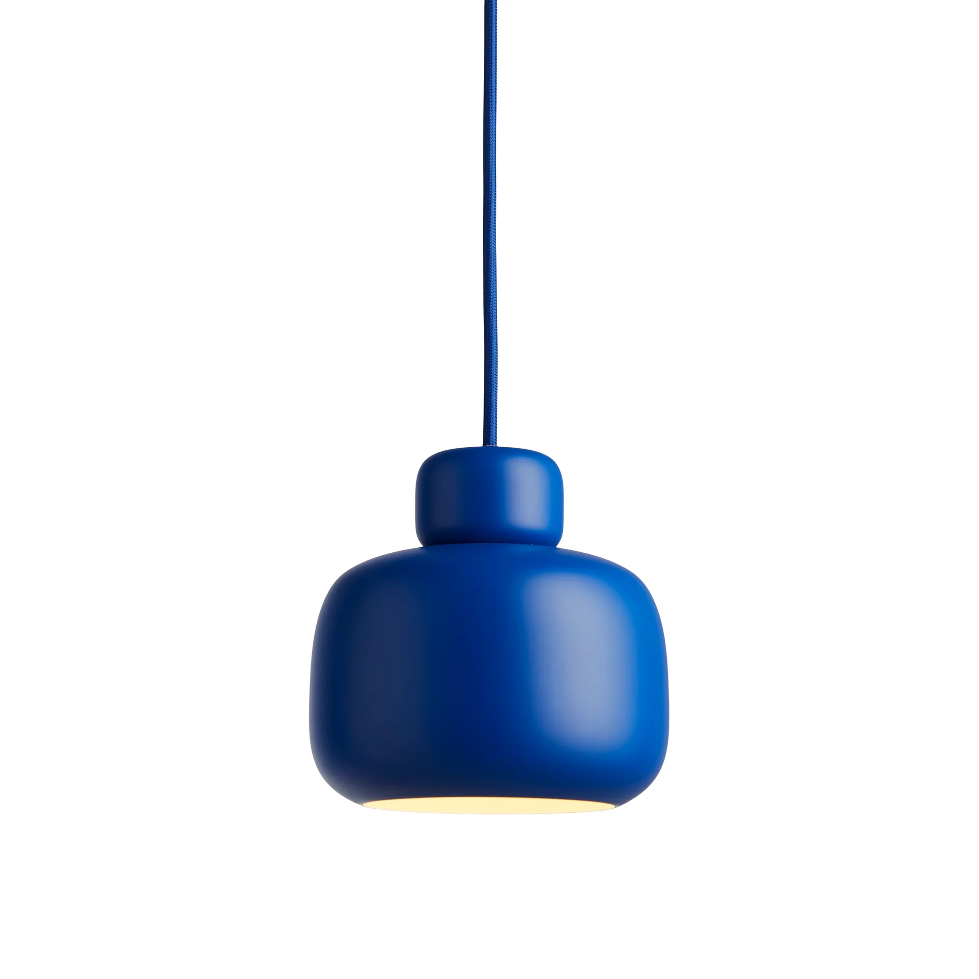 Stone taklampa small, Cobalt blue Woud