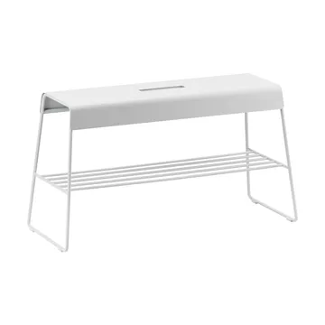 A-bench outdoor bänk med hylla 45 cm - Soft Grey (grå) - Zone Denmark