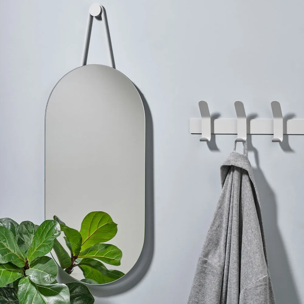A-Rack kroklist, white, 4 krokar Zone Denmark