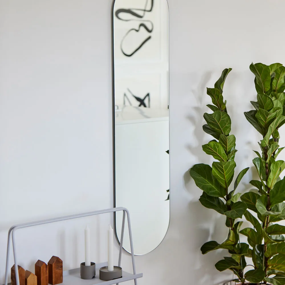 A-Wall Mirror spegel, black, large Zone Denmark
