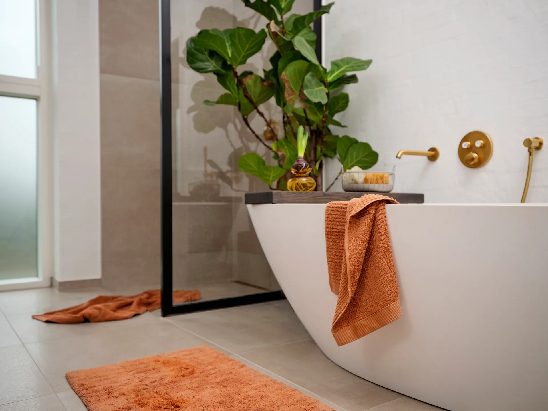 Classic handduk 50x100 cm, Mandarine Zone Denmark