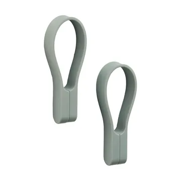 Loop handdukshängare magnet 2-pack - Matcha green - Zone Denmark