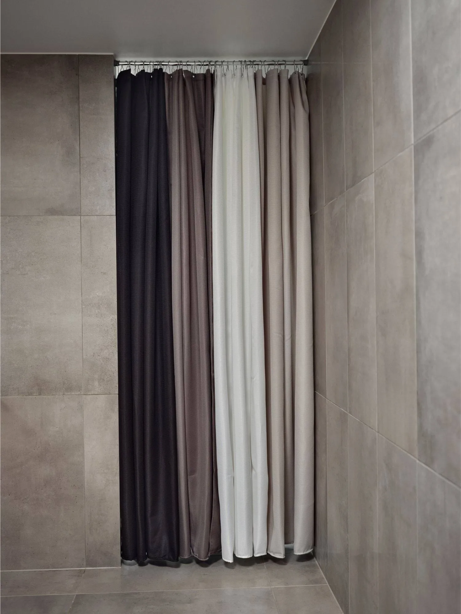 Lux duschdraperi, Taupe, 180x200 cm Zone Denmark