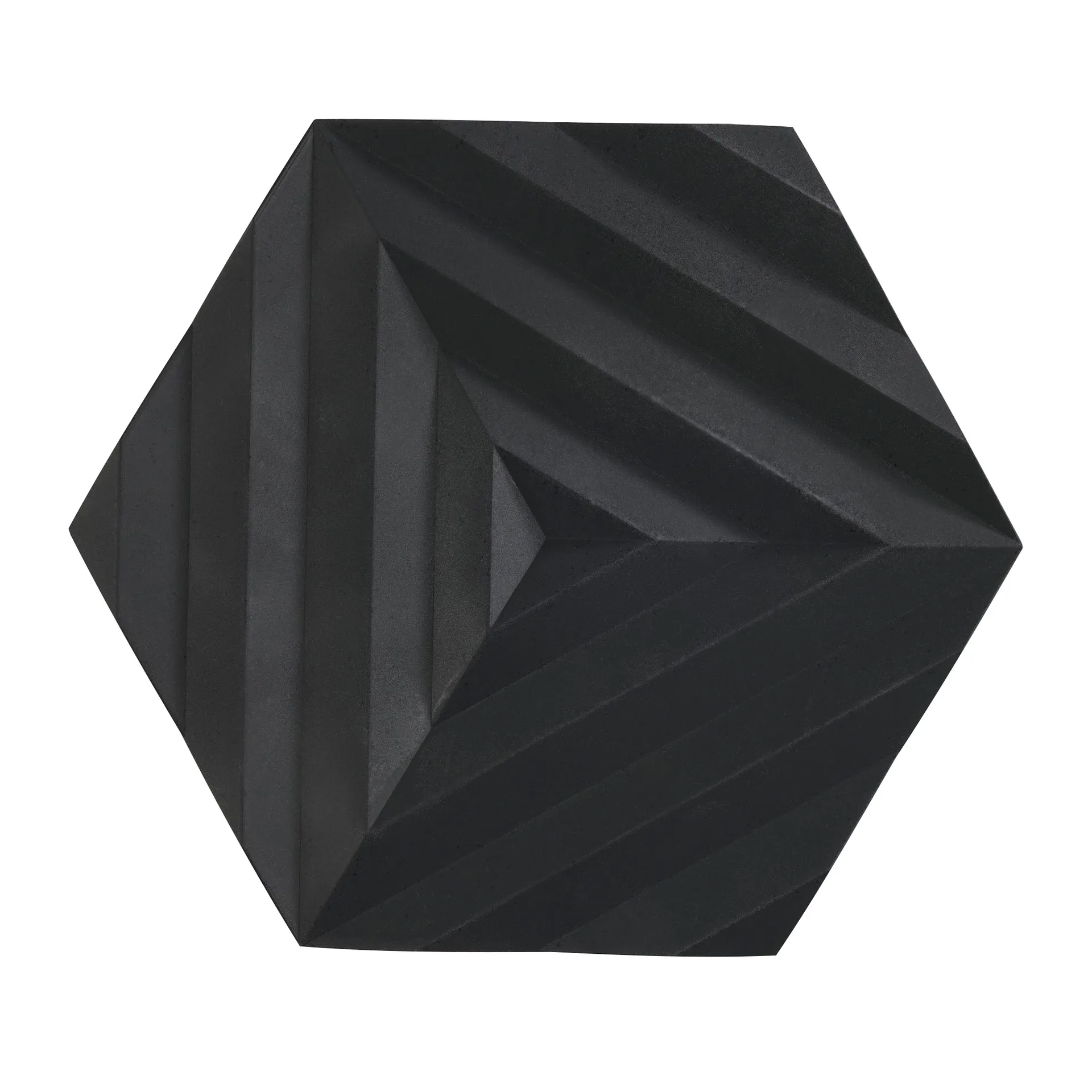 Ori Fold grytunderlägg 14x16 cm, Black Zone Denmark